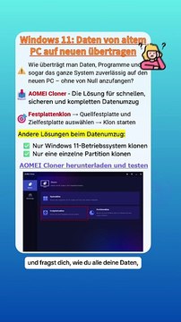 🚀Daten übertragen auf neuen PC mit Windows 11 – so geht’s!