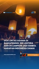 Doa Lintas Agama di Rawapening: 100 Lentera dan 35 Lampion Jadi Simbol Harapan Indonesia Damai