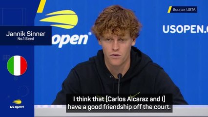 'A good friendship off the court' - Sinner on Alcaraz rivalry