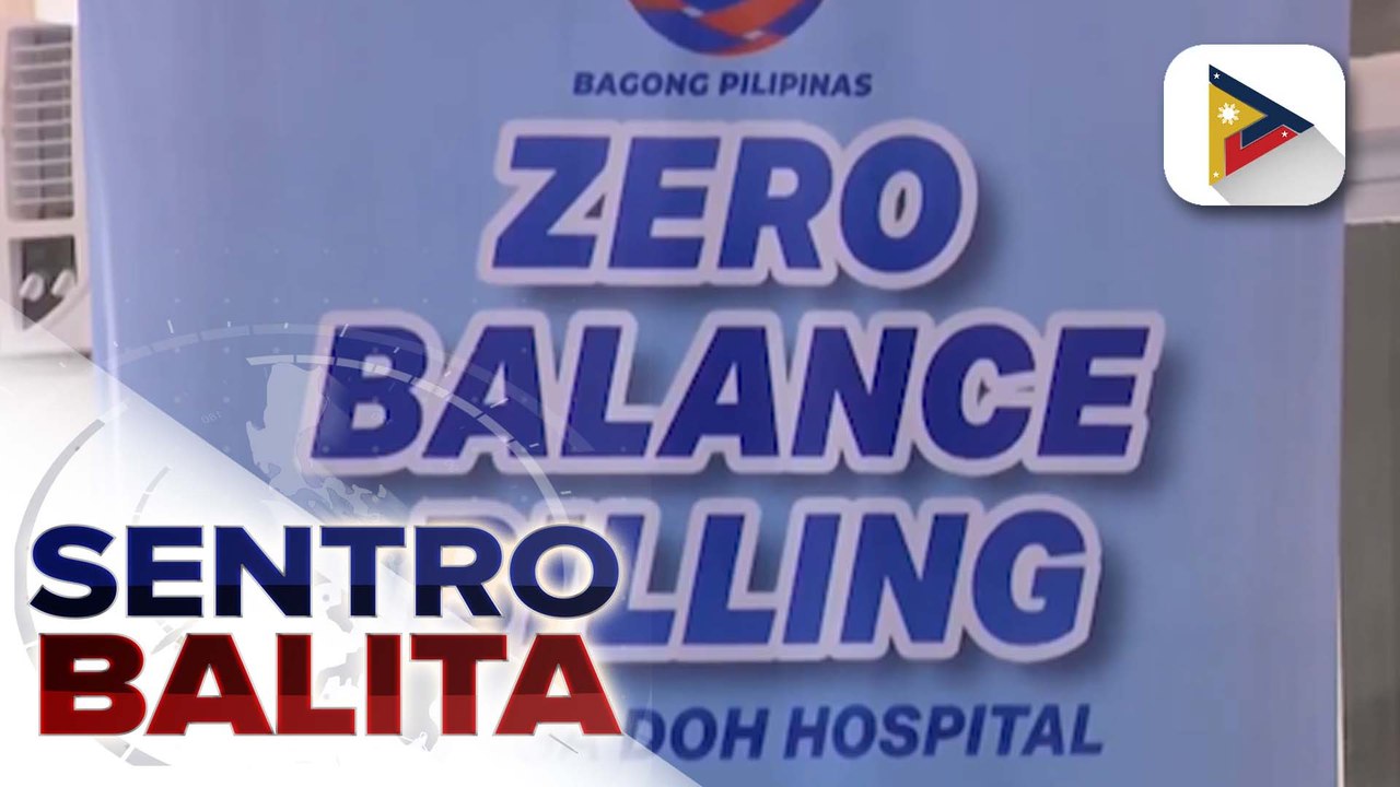 Pagpapatupad ng Zero Balance Billing sa Bataan General Hospital and Medical Center, inalam ni PBBM; ilang mga pasyente sa ospital, nakikinabang na dito | ulat ni Cleizl Pardilla