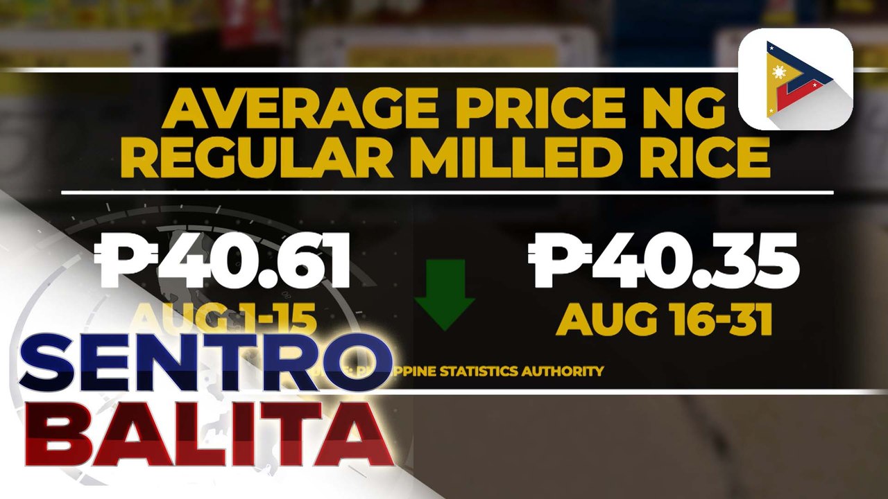 MSRP sa imported na bigas, nananatili ayon sa D.A.; SINAG, tiniyak na walang dahilan para tumaas ang presyo ng bigas kasunod rice import ban | ulat ni Denisse Osorio