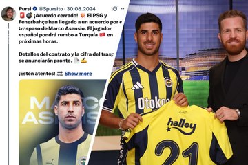 Spursito Brilla en el Anuncio del Fichaje de Asensio por Fenerbahçe ⚽