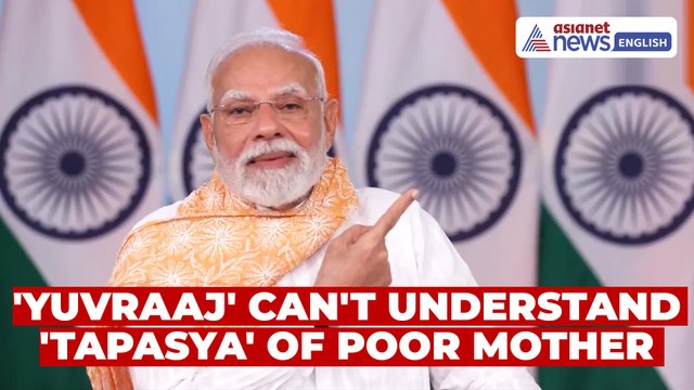 'Yuvraaj' Can't Understand 'Tapasya' of Poor Mother: PM Modi on Abusive Remarks Against His Mother