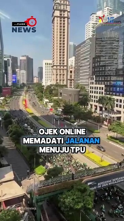 Ribuan Ojol Iringi Jenazah Affan ke TPU Karet Bivak