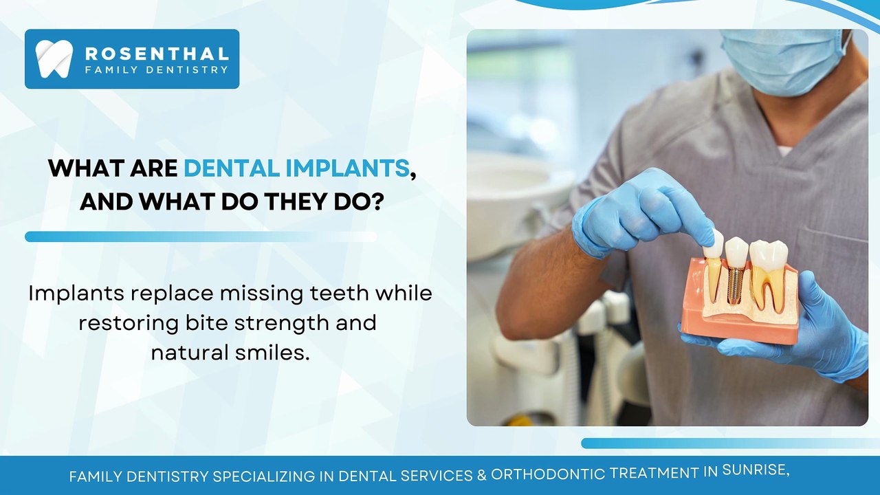 What are dental implants, and what do they do?