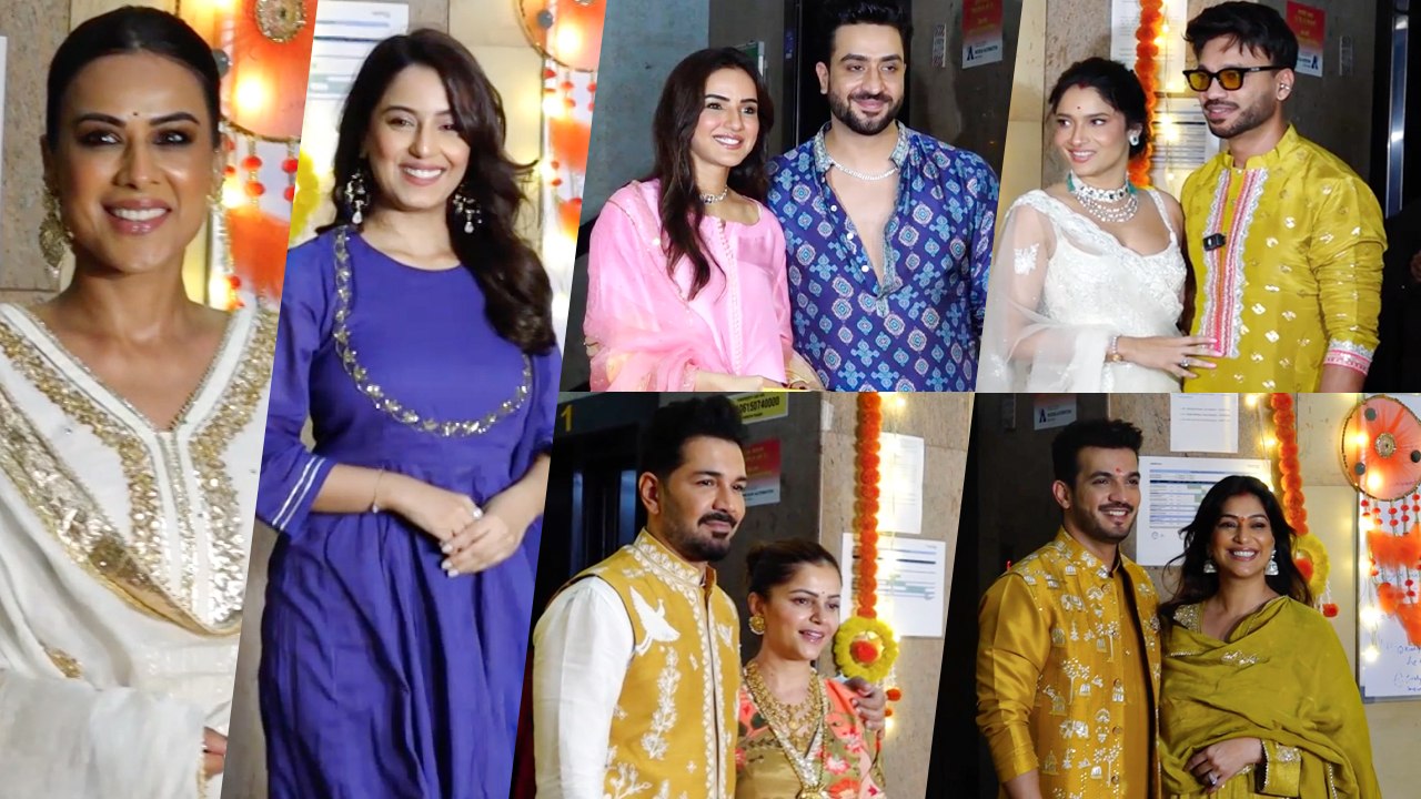 Ankita Lokhande’s Gauri Ganpati Turns Starry With Nia Sharma, Rubina-Abhinav, Aly-Jasmin, Srishty Rode & More