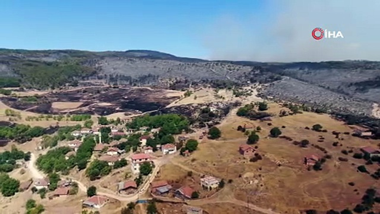 Kastamonu’da havadan çekilen görüntüler acı tabloyu gözler önüne serdi