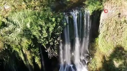 Cennetten bir köşe... Yazın serinlemek isteyen buraya akın etti