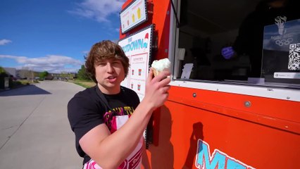 “I Made The World’s Largest Ice Cream Cone 🍦😱 (It Almost Melted!)”