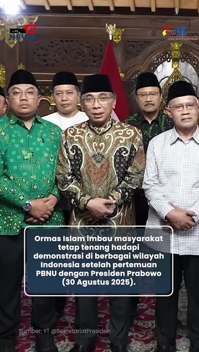 Ketua PBNU Gus Yahya Imbau Masyarakat Tetap Tenang di Tengah Situasi Demonstrasi