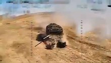 Video: Ukrainische Streitkräfte zerstören russischen Panzerkonvoi in Saporischschja