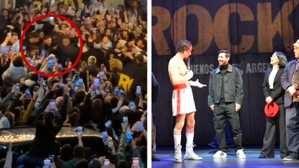 Messi sorprende a sus fans con aparición en la obra 'Rocky' en Buenos Aires