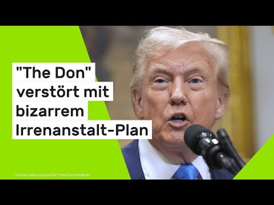 Donald Trump im Interview: 'The Don' verstört mit bizarrem Irrenanstalt-Plan
