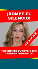 Laura Flores abre su corazón y confiesa cómo está después de su abrupta ruptura con Lalo Salazar.