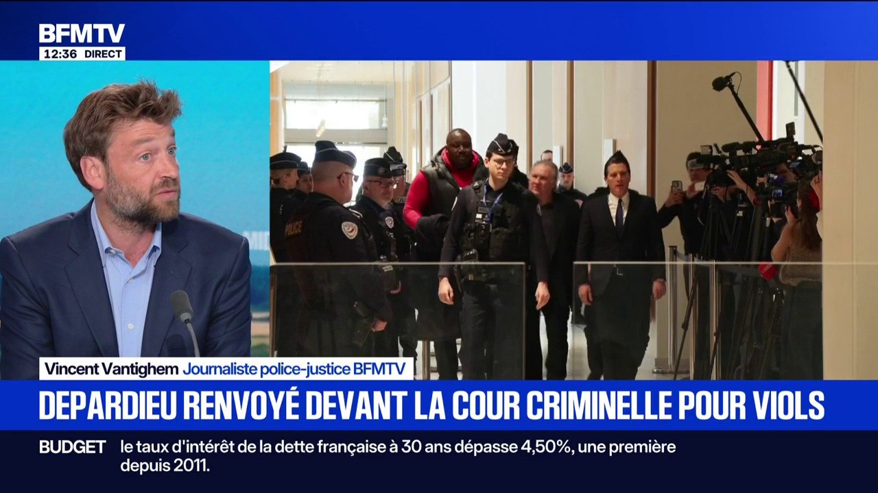 L'acteur Gérard Depardieu renvoyé devant la cour criminelle pour viols sur la comédienne Charlotte Arnould