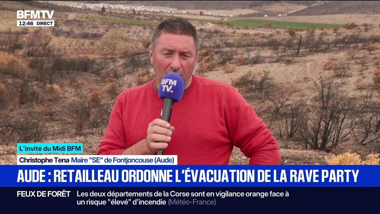Rave party dans l'Aude; "Les forces de l'ordre vont intervenir" pour évacuer les fêtards, explique le maire de Fontjoncouse