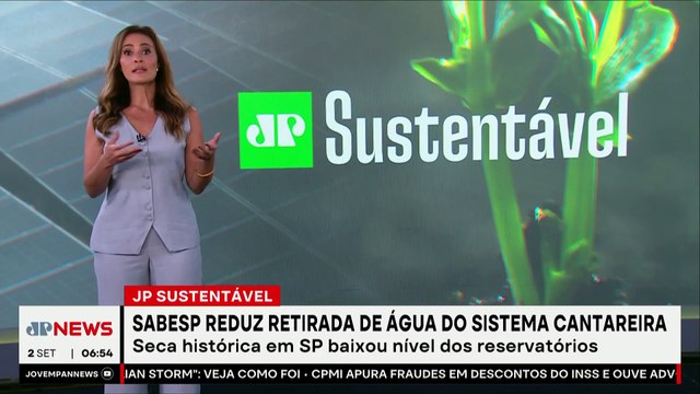 Nível do Cantareira cai para 35% e Sabesp adota medida de contenção; Patrícia Costa comenta