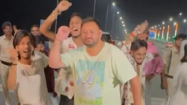 Tejashwi Yadav Dances for Reels, Sips Tea With Nephew After Bihar Voter Adhikar Yatra