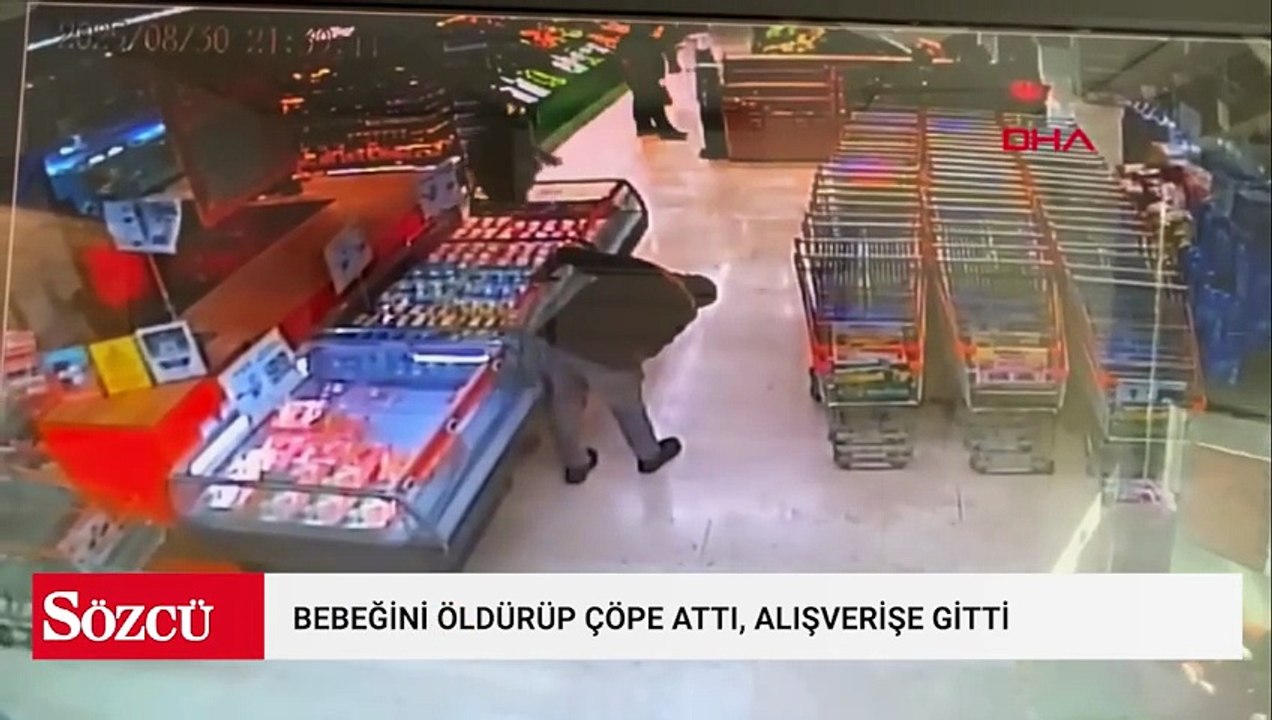 Beşiktaş'ta öldürdüğü bebeğini çöpe atıp alışverişe giden annenin yeni görüntüleri ortaya çıktı