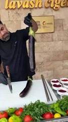 Patlıcan Kebabı _._Gaziantep_te Bulunan _lavashciger_i ziyaret etmiştim ben kendime özel kabuksuz patlıcan kebabı hazırlattım ben bu  patlıcan keba(