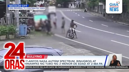 17-anyos na nasa autism spectrum, binugbog at hinampas ng tubo ng 2 menor de edad at 2 iba pa | 24 Oras