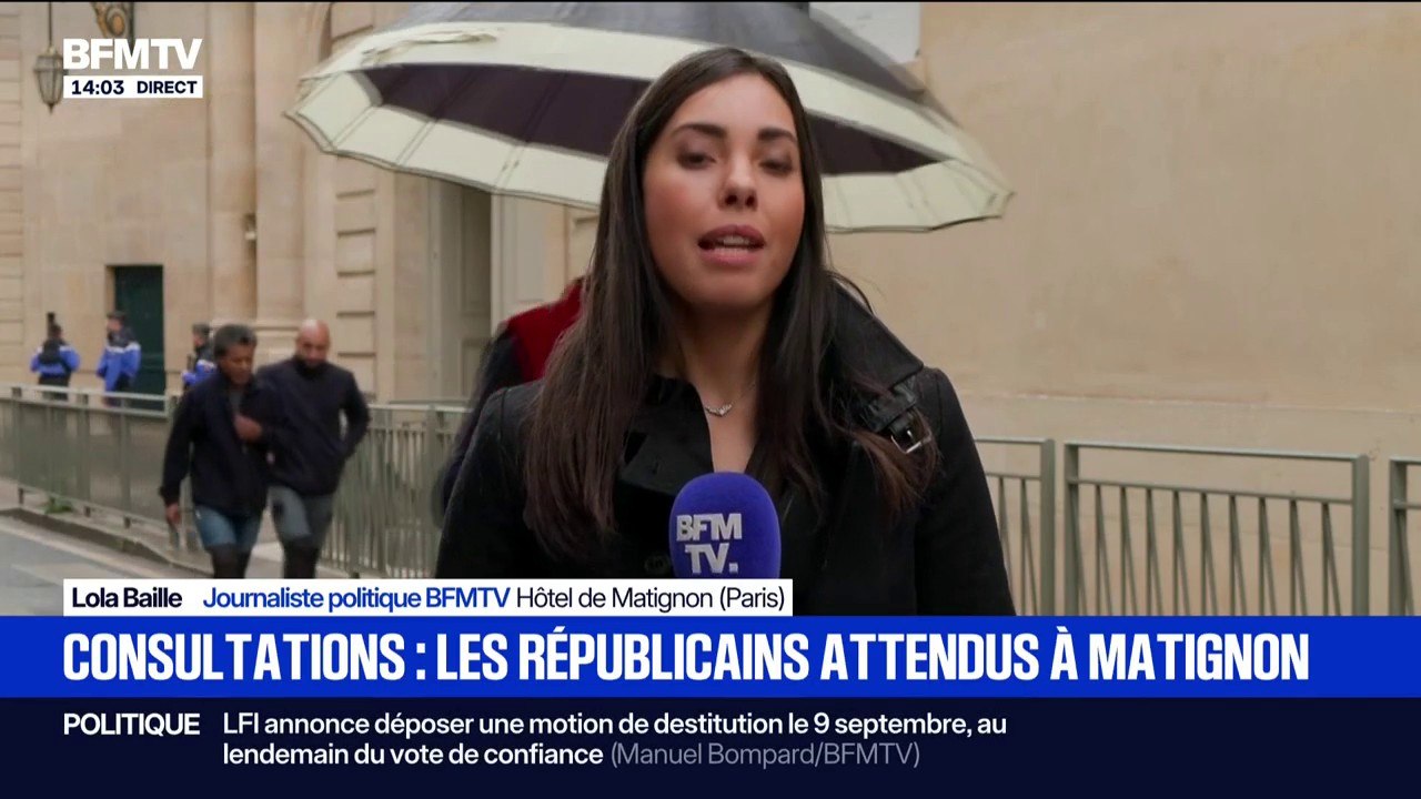 Consultations: Les Républicains attendus à Matignon