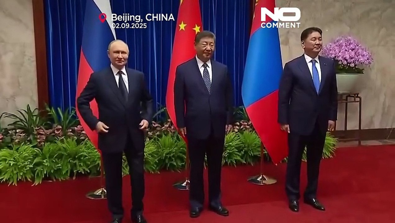 Xi Jinping accoglie Vladimir Putin per colloqui a Pechino