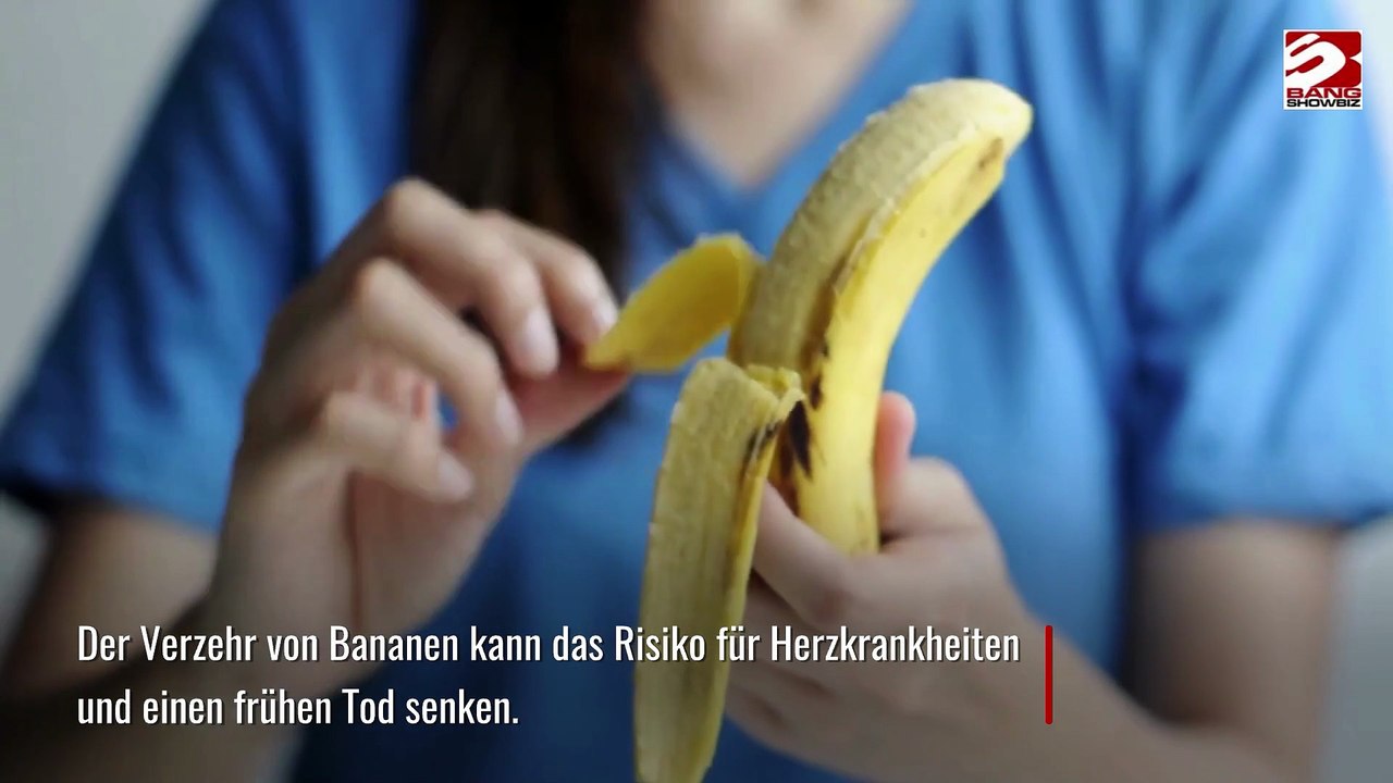 Bananenessen kann Risiko für frühen Tod senken