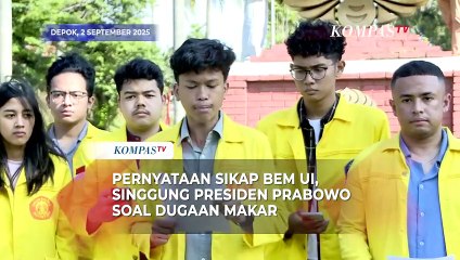 Pernyataan Sikap BEM UI, Singgung Presiden Prabowo soal Dugaan Makar
