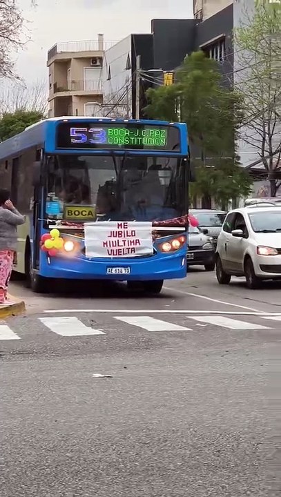 'Me jubilo, mi última vuelta' bondi