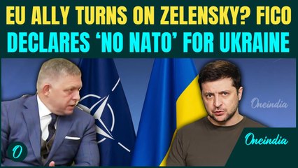 EU Nation BETRAYS Zelensky? Slovakia’s Fico Slams Door on Zelensky’s NATO Dreams, Sides With Putin