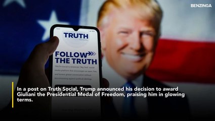 Trump Calls Rudy Giuliani 'Greatest Mayor In The History Of New York City,' Announces Presidential Medal Of Freedom