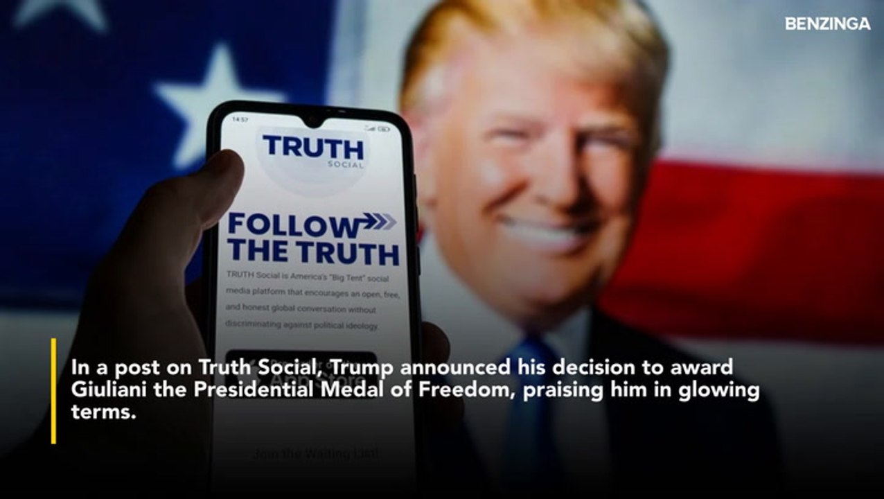Trump Calls Rudy Giuliani 'Greatest Mayor In The History Of New York City,' Announces Presidential Medal Of Freedom
