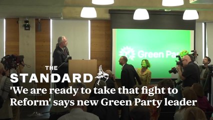'We are ready to take that fight to Reform' says new Green Party leader