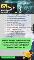 di umur berapa kamu baru tau hal sepenting ini  #katakatabijak