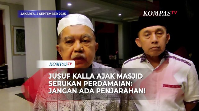 Pernyataan Jusuf Kalla, Ajak Masjid Indonesia Serukan Perdamaian