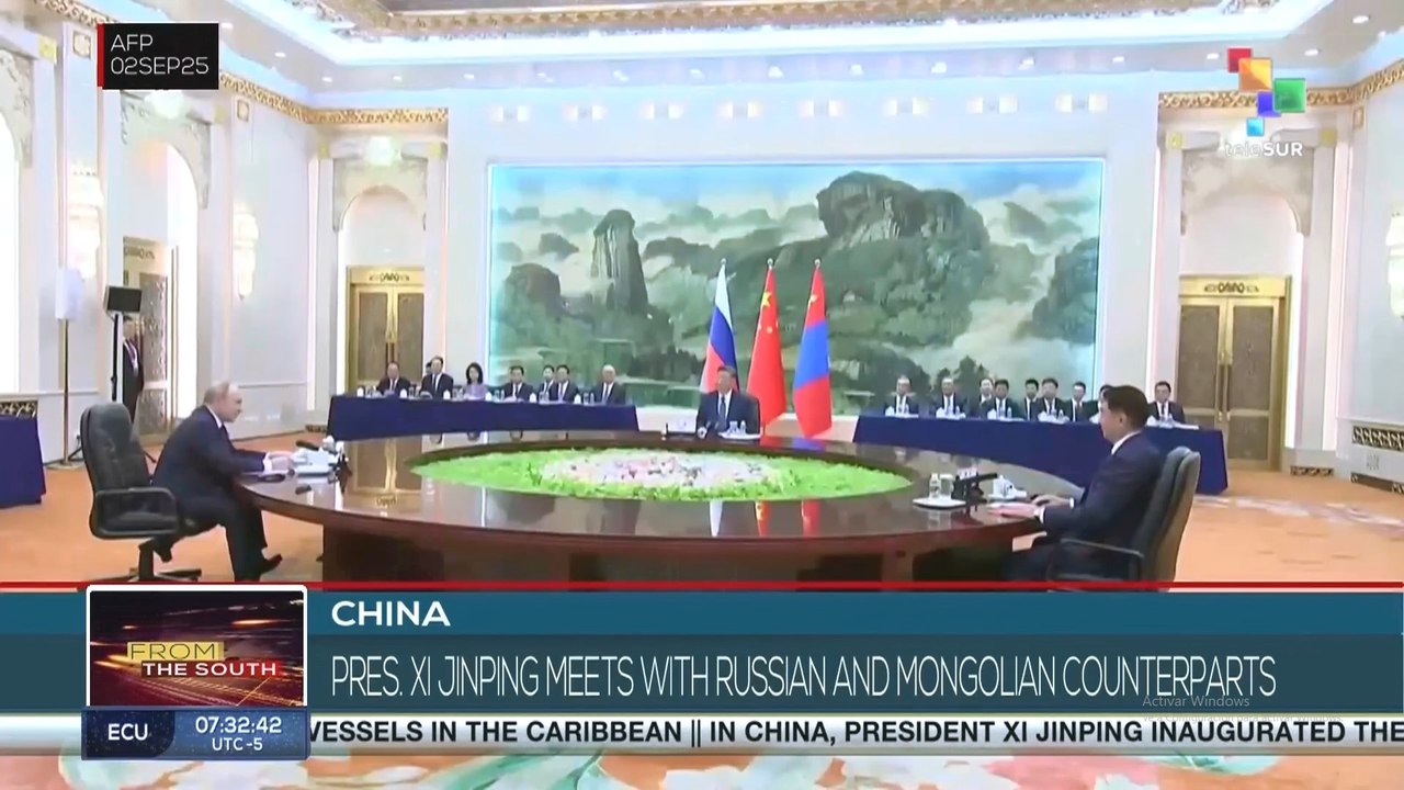 China, President Xi Jinping meets with Russian and Mongolian counterparts