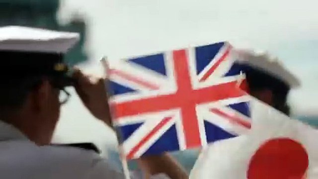 HMS Prince of Wales leaving Tokyo, Japan - video Royal Navy/Crown