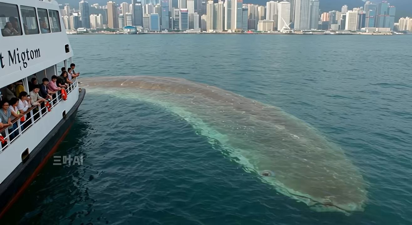 "Has the end of the world come now? A monster appeared in the sea.""What will happen now, people of the USA and Canada?" part2