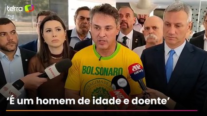 Com camisa de Bolsonaro, líder da oposição reclama de perseguição e critica julgamento: ‘Armação’