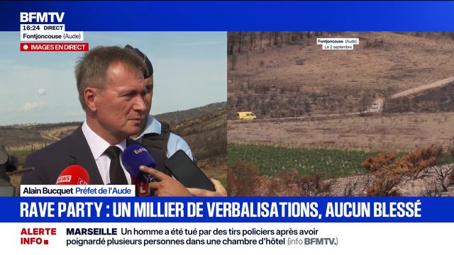 Rave party dans l'Aude: Le nombre d'unités présentes permet de faire cette évacuation sous contrainte, sans utiliser la violence , assure Alain Bucquet, préfet de l'Aude