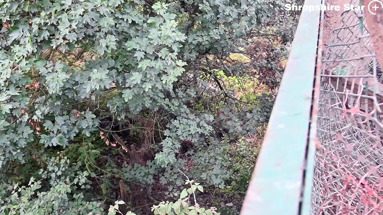 Tractor crashes into bridge at Onibury