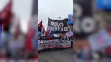 Marcha por la libertad de Thiago Florentín, el joven preso en la caravana de Milei