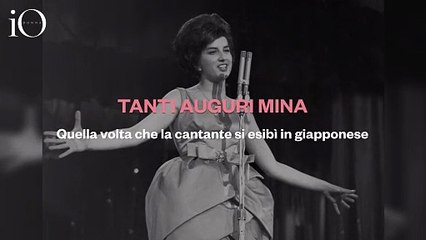 Mina compie 85 anni: quella volta che cantò in giapponese a Studio Uno