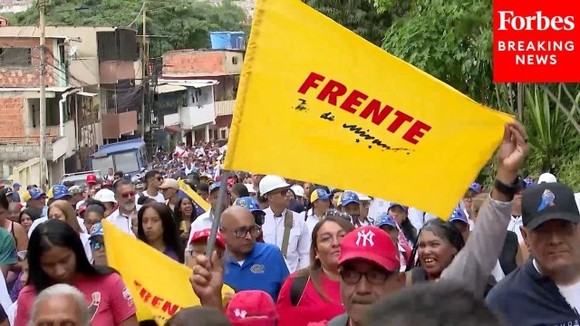 Protesters Gather In Venezuela After Trump Deploys Naval Fleet Outside Of Country