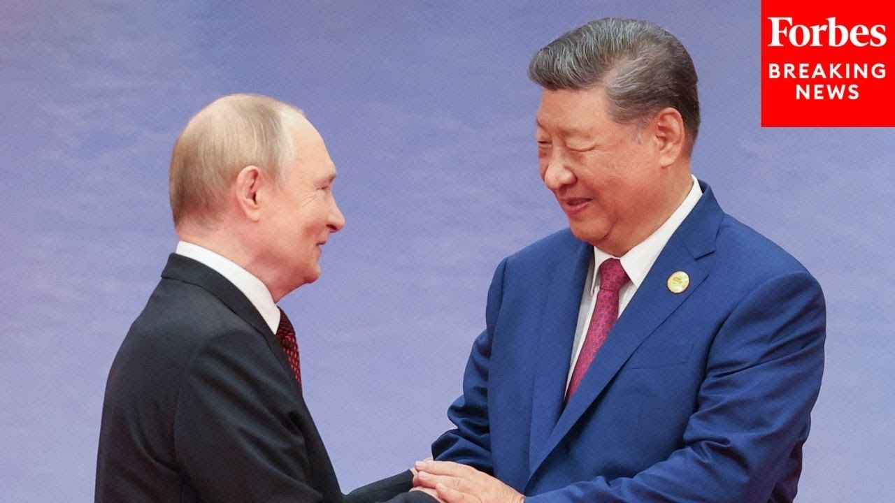 Xi Jinping Greets World Leaders, Including Vladimir Putin, During SCO Summit