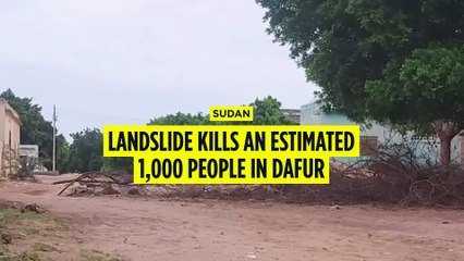 Darfur landslide kills 1,000 in Sudan’s deadliest disaster