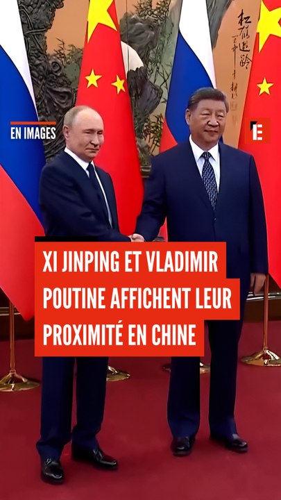 Poutine remercie son "cher ami" Xi Jinping