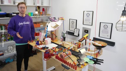 Chain Reaction Snack Machine Serves Treats With Style