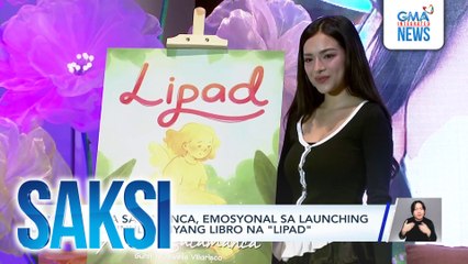 Mika Salamanca, emosyonal sa launching ng sinulat niyang libro na "Lipad" | Saksi